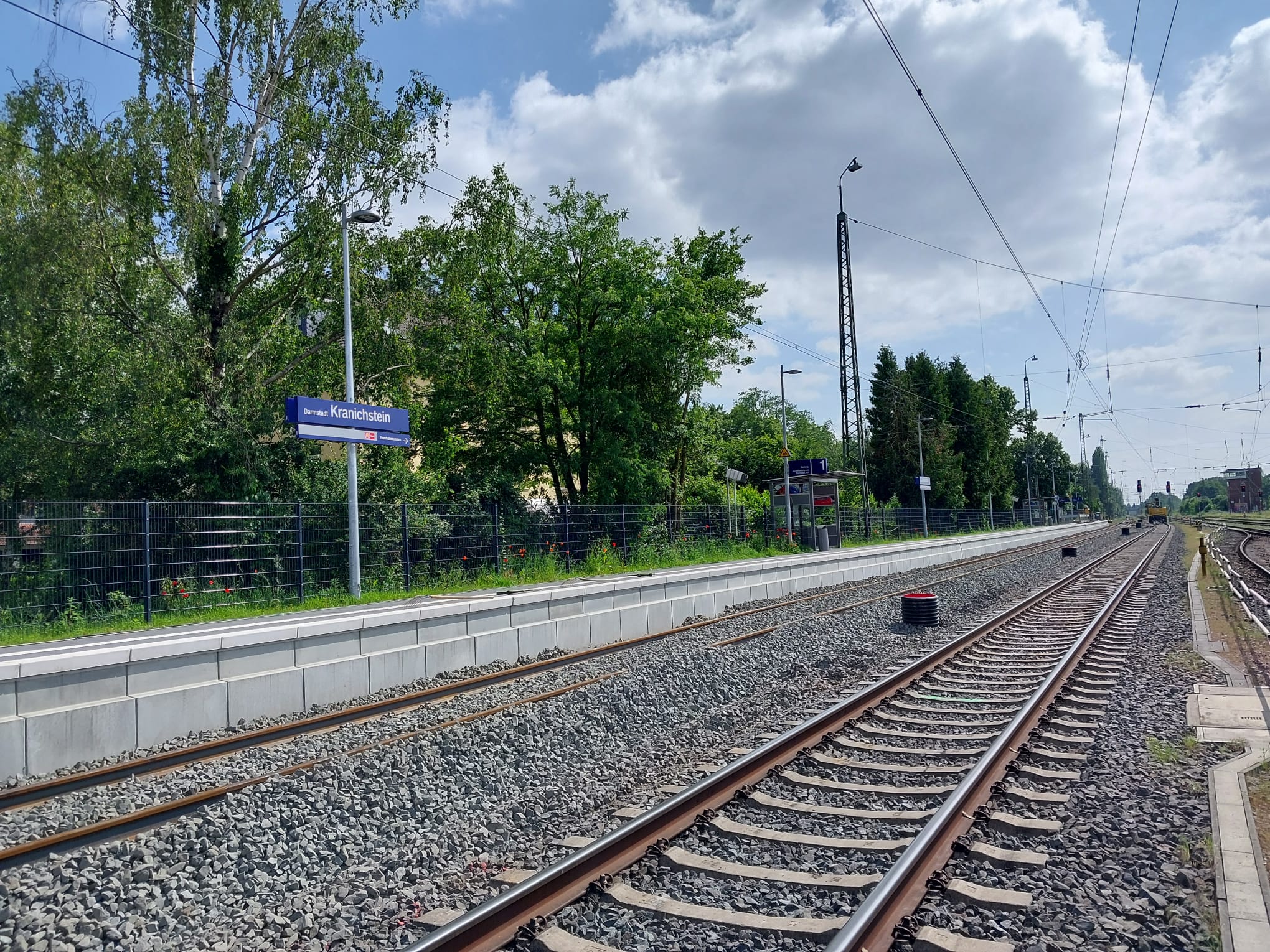 Bauvorhaben Bahnhof Darmstadt-Kranichstein