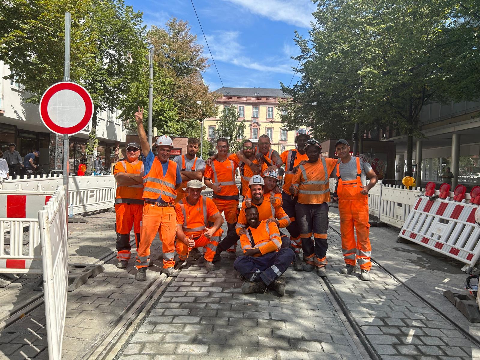 Erfolgreicher Abschluss der Baumaßnahme Darmstadt, Umbau Schloßplatz